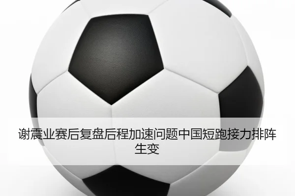谢震业赛后复盘后程加速问题中国短跑接力排阵生变